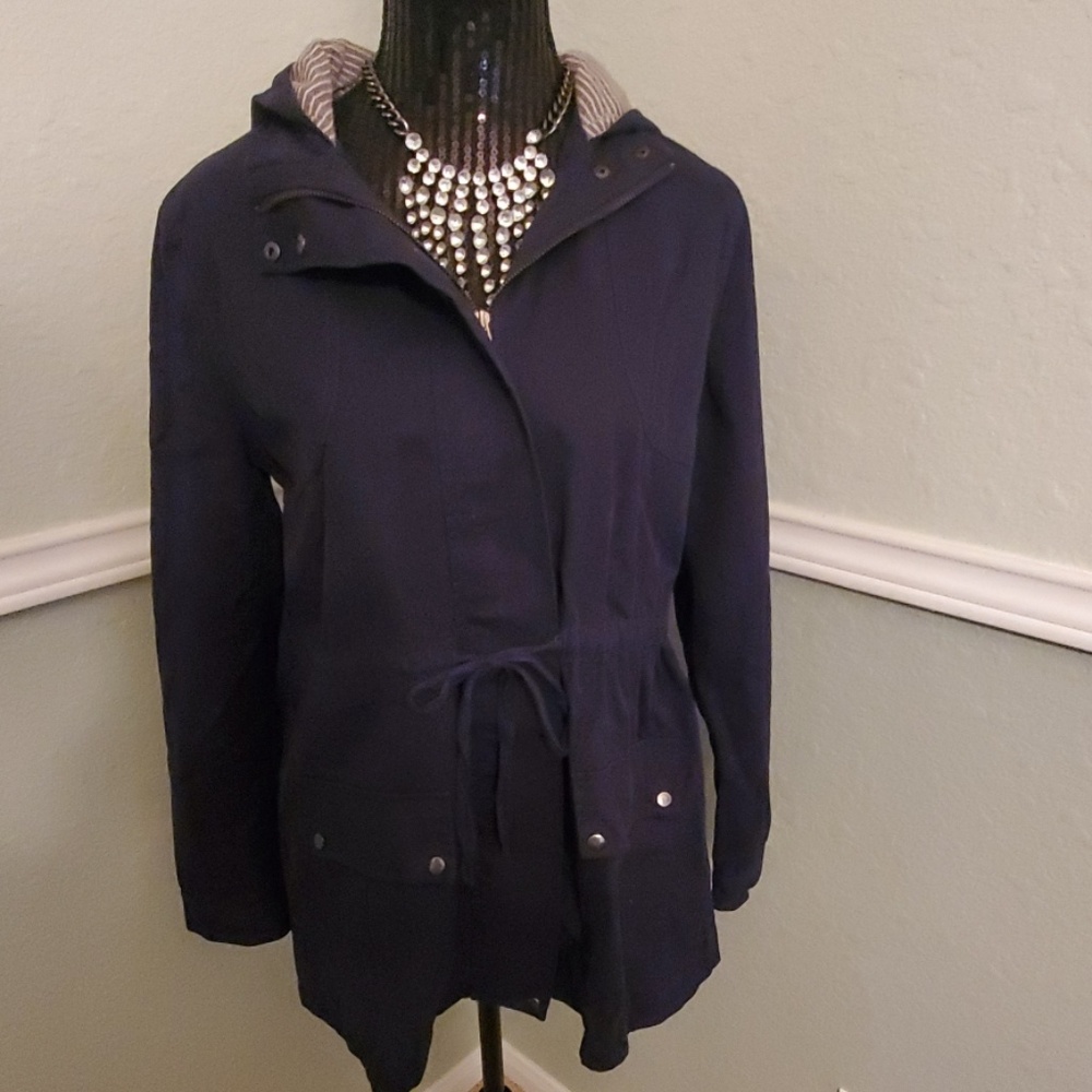BLU PEPPER Hooded Utility Jacket